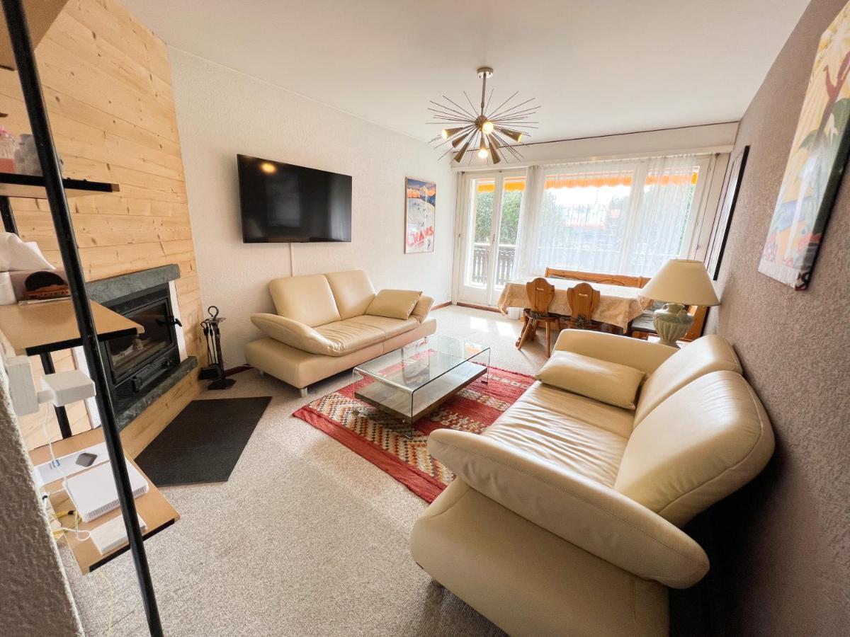 Bel Appartement 3 Pieces Au Pied Des Pistes De Ski Κρανς Μοντάνα Εξωτερικό φωτογραφία